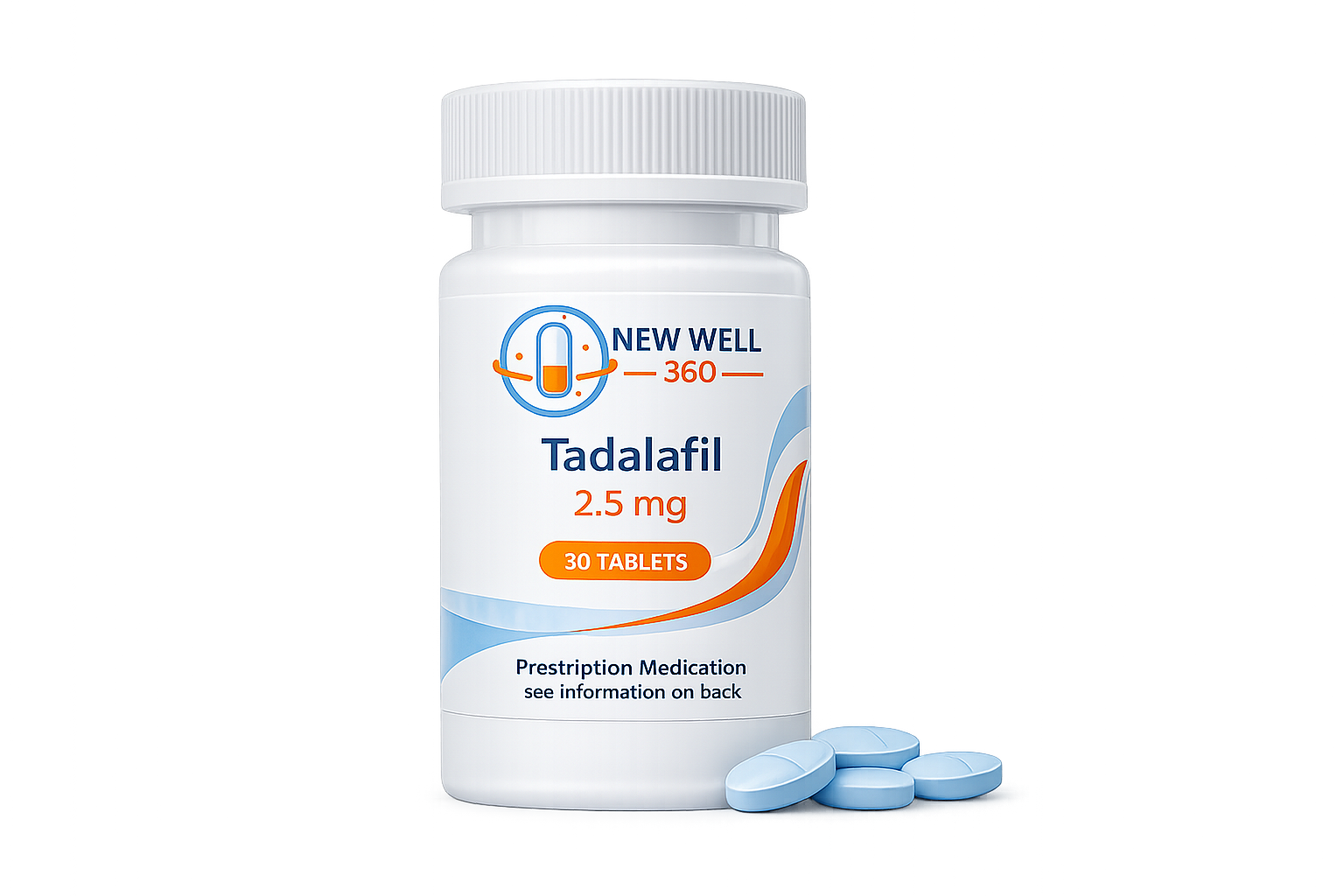 Tadalafil 2.5mg Tablet